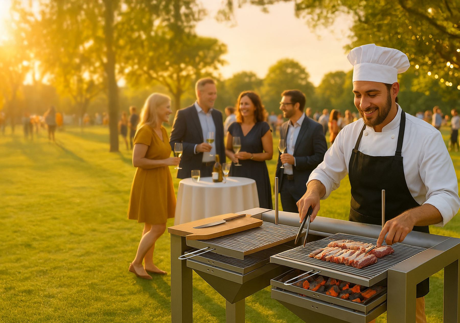 industriële barbecue
